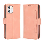 Custodia per telefono in pelle con slot per schede di consistenza al polpaccio, For Umidigi G1