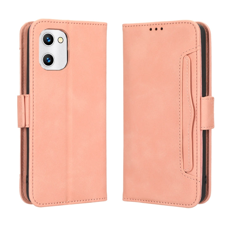 Custodia per telefono in pelle con slot per schede di consistenza al polpaccio, For Umidigi G1