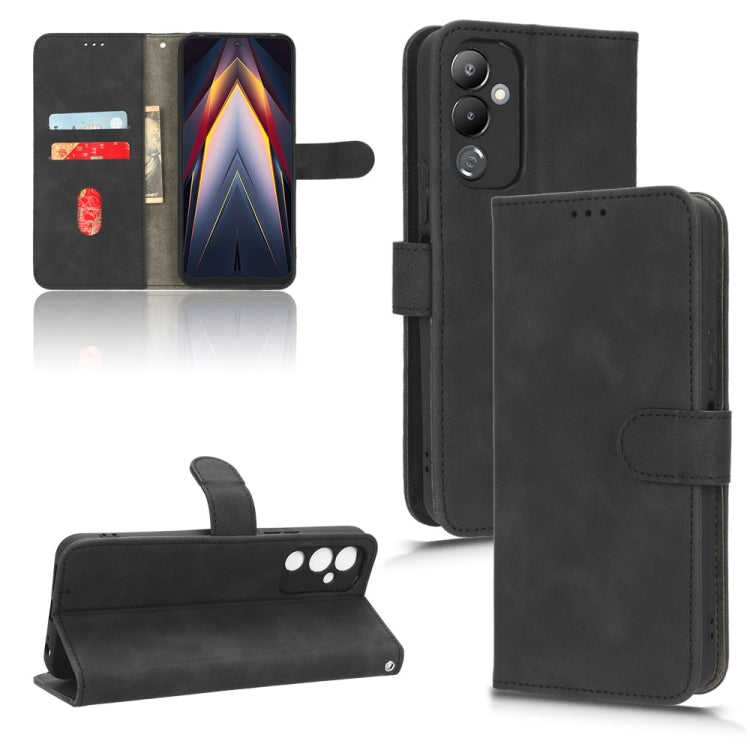 Custodia per telefono in pelle con vibrazione magnetica Skin Feel, For OPPO A1 Pro, For Realme 10 Pro, For TCL ION Z, For Tecno Pova 4