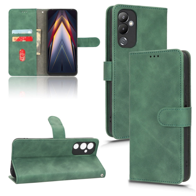 Custodia per telefono in pelle con vibrazione magnetica Skin Feel, For OPPO A1 Pro, For Realme 10 Pro, For TCL ION Z, For Tecno Pova 4