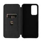 Custodia per telefono in pelle con vibrazione in fibra di carbonio, For Xiaomi Redmi 11 Prime 4G, For Xiaomi 13