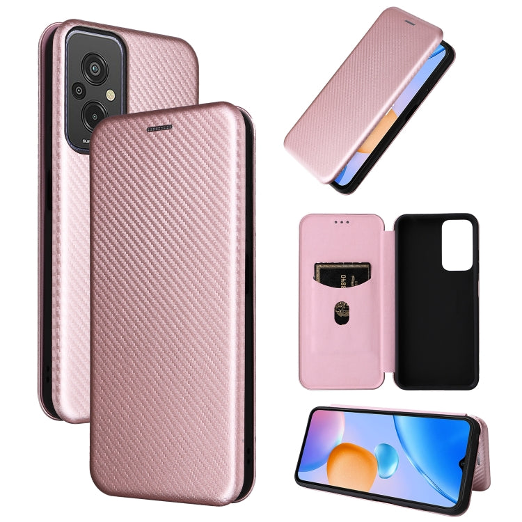 Custodia per telefono in pelle con vibrazione in fibra di carbonio, For Xiaomi Redmi 11 Prime 4G, For Xiaomi 13