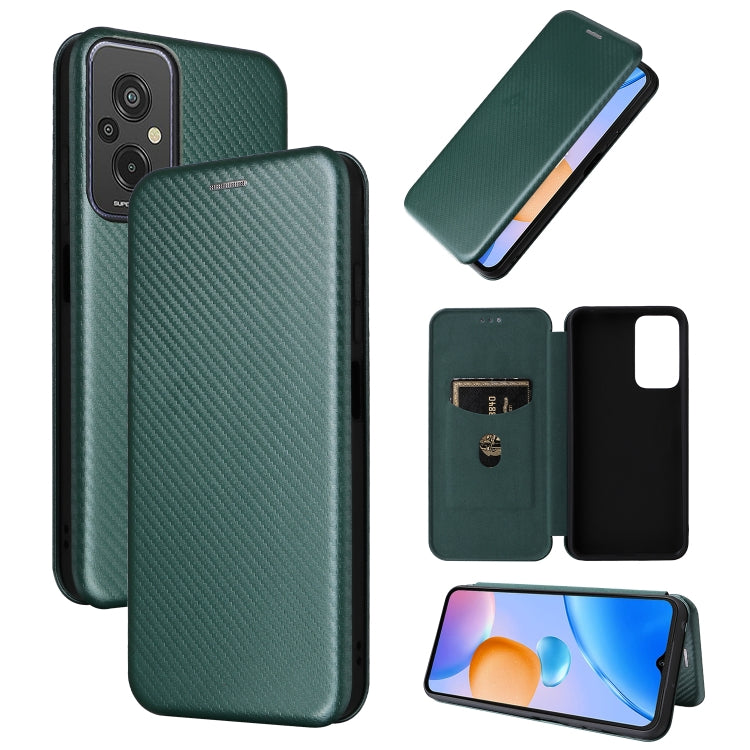 Custodia per telefono in pelle con vibrazione in fibra di carbonio, For Xiaomi Redmi 11 Prime 4G, For Xiaomi 13