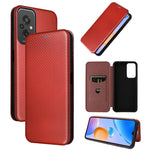 Custodia per telefono in pelle con vibrazione in fibra di carbonio, For Xiaomi Redmi 11 Prime 4G, For Xiaomi 13
