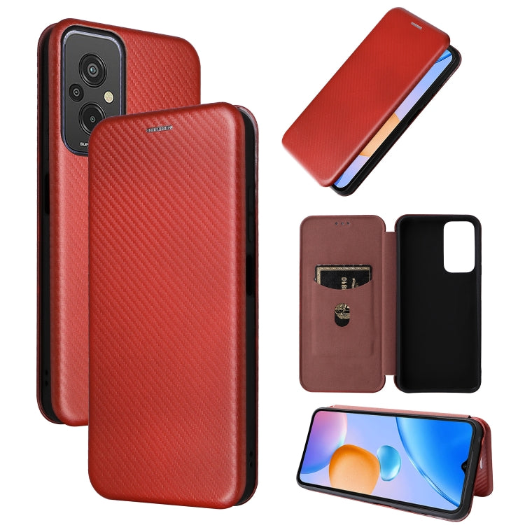 Custodia per telefono in pelle con vibrazione in fibra di carbonio, For Xiaomi Redmi 11 Prime 4G, For Xiaomi 13