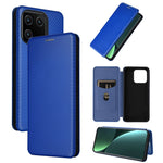 Custodia per telefono in pelle con vibrazione in fibra di carbonio, For Xiaomi Redmi 11 Prime 4G, For Xiaomi 13