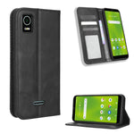 Custodia per telefono in pelle con trama retrò con fibbia magnetica, For Cricket Debut Smart, For Cricket Icon 4, For Cricket Innovate E 5G, For OPPO A1 Pro, For Realme 10 4G, For Realme 10 Pro
