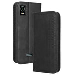 Custodia per telefono in pelle con trama retrò con fibbia magnetica, For Cricket Debut Smart, For Cricket Icon 4, For Cricket Innovate E 5G, For OPPO A1 Pro, For Realme 10 4G, For Realme 10 Pro