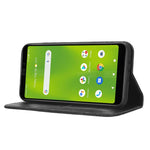Custodia per telefono in pelle con trama retrò con fibbia magnetica, For Cricket Debut Smart, For Cricket Icon 4, For Cricket Innovate E 5G, For OPPO A1 Pro, For Realme 10 4G, For Realme 10 Pro
