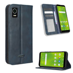Custodia per telefono in pelle con trama retrò con fibbia magnetica, For Cricket Debut Smart, For Cricket Icon 4, For Cricket Innovate E 5G, For OPPO A1 Pro, For Realme 10 4G, For Realme 10 Pro