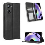 Custodia per telefono in pelle con trama retrò con fibbia magnetica, For Cricket Debut Smart, For Cricket Icon 4, For Cricket Innovate E 5G, For OPPO A1 Pro, For Realme 10 4G, For Realme 10 Pro