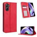 Custodia per telefono in pelle con trama retrò con fibbia magnetica, For Cricket Debut Smart, For Cricket Icon 4, For Cricket Innovate E 5G, For OPPO A1 Pro, For Realme 10 4G, For Realme 10 Pro