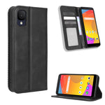 Custodia per telefono in pelle con trama retrò con fibbia magnetica, For TCL ION Z, For Tecno Pop 6 BE7, For vivo X90 5G, For vivo X90 Pro+, For Tecno Pova 4, For Infinix Hot 20 4G X682B