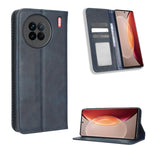 Custodia per telefono in pelle con trama retrò con fibbia magnetica, For TCL ION Z, For Tecno Pop 6 BE7, For vivo X90 5G, For vivo X90 Pro+, For Tecno Pova 4, For Infinix Hot 20 4G X682B