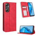 Custodia per telefono in pelle con trama retrò con fibbia magnetica, For TCL ION Z, For Tecno Pop 6 BE7, For vivo X90 5G, For vivo X90 Pro+, For Tecno Pova 4, For Infinix Hot 20 4G X682B