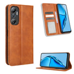 Custodia per telefono in pelle con trama retrò con fibbia magnetica, For TCL ION Z, For Tecno Pop 6 BE7, For vivo X90 5G, For vivo X90 Pro+, For Tecno Pova 4, For Infinix Hot 20 4G X682B