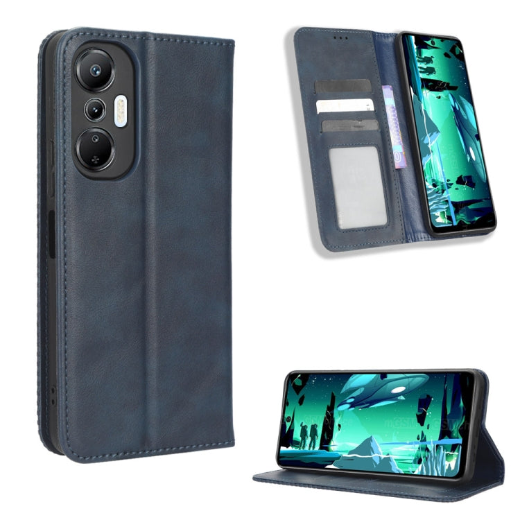 Custodia per telefono in pelle con trama retrò con fibbia magnetica, For Infinix Hot 20 5G X666B, For Infinix Hot 20S X6827, For Tecno Pova 4 Pro, For Huawei nova Y61, For Blackview BV5200, For Honor 80 SE 5G
