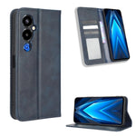 Custodia per telefono in pelle con trama retrò con fibbia magnetica, For Infinix Hot 20 5G X666B, For Infinix Hot 20S X6827, For Tecno Pova 4 Pro, For Huawei nova Y61, For Blackview BV5200, For Honor 80 SE 5G