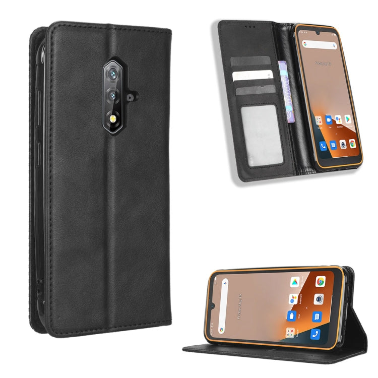 Custodia per telefono in pelle con trama retrò con fibbia magnetica, For Infinix Hot 20 5G X666B, For Infinix Hot 20S X6827, For Tecno Pova 4 Pro, For Huawei nova Y61, For Blackview BV5200, For Honor 80 SE 5G