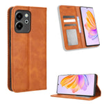 Custodia per telefono in pelle con trama retrò con fibbia magnetica, For Infinix Hot 20 5G X666B, For Infinix Hot 20S X6827, For Tecno Pova 4 Pro, For Huawei nova Y61, For Blackview BV5200, For Honor 80 SE 5G