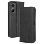 Custodia per telefono in pelle con trama retrò con fibbia magnetica, For Tecno Pop 6 Pro BE8, For Infinix Hot 20i, For Infinix Note 12 Pro 4G X676B, For Tecno Pova Neo 2, For Xiaomi Redmi 11 Prime 4G, For Xiaomi Redmi A1+