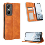 Custodia per telefono in pelle con trama retrò con fibbia magnetica, For Tecno Pop 6 Pro BE8, For Infinix Hot 20i, For Infinix Note 12 Pro 4G X676B, For Tecno Pova Neo 2, For Xiaomi Redmi 11 Prime 4G, For Xiaomi Redmi A1+