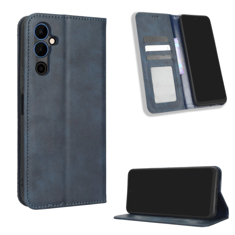 Custodia per telefono in pelle con trama retrò con fibbia magnetica, For Tecno Pop 6 Pro BE8, For Infinix Hot 20i, For Infinix Note 12 Pro 4G X676B, For Tecno Pova Neo 2, For Xiaomi Redmi 11 Prime 4G, For Xiaomi Redmi A1+