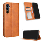 Custodia per telefono in pelle con trama retrò con fibbia magnetica, For Tecno Pop 6 Pro BE8, For Infinix Hot 20i, For Infinix Note 12 Pro 4G X676B, For Tecno Pova Neo 2, For Xiaomi Redmi 11 Prime 4G, For Xiaomi Redmi A1+