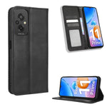 Custodia per telefono in pelle con trama retrò con fibbia magnetica, For Tecno Pop 6 Pro BE8, For Infinix Hot 20i, For Infinix Note 12 Pro 4G X676B, For Tecno Pova Neo 2, For Xiaomi Redmi 11 Prime 4G, For Xiaomi Redmi A1+