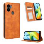 Custodia per telefono in pelle con trama retrò con fibbia magnetica, For Tecno Pop 6 Pro BE8, For Infinix Hot 20i, For Infinix Note 12 Pro 4G X676B, For Tecno Pova Neo 2, For Xiaomi Redmi 11 Prime 4G, For Xiaomi Redmi A1+