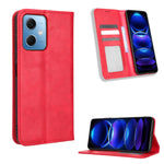 Custodia per telefono in pelle con trama retrò con fibbia magnetica, For Xiaomi Redmi Note 12 5G, For Xiaomi Redmi Note 12 Pro 5G, For Xiaomi Redmi Note 12 Pro+ Global, For Huawei nova 10 SE, For Honor Play 40 Plus, For Nokia X30 5G