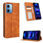 Custodia per telefono in pelle con trama retrò con fibbia magnetica, For Xiaomi Redmi Note 12 5G, For Xiaomi Redmi Note 12 Pro 5G, For Xiaomi Redmi Note 12 Pro+ Global, For Huawei nova 10 SE, For Honor Play 40 Plus, For Nokia X30 5G