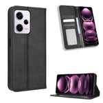 Custodia per telefono in pelle con trama retrò con fibbia magnetica, For Xiaomi Redmi Note 12 5G, For Xiaomi Redmi Note 12 Pro 5G, For Xiaomi Redmi Note 12 Pro+ Global, For Huawei nova 10 SE, For Honor Play 40 Plus, For Nokia X30 5G