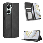 Custodia per telefono in pelle con trama retrò con fibbia magnetica, For Xiaomi Redmi Note 12 5G, For Xiaomi Redmi Note 12 Pro 5G, For Xiaomi Redmi Note 12 Pro+ Global, For Huawei nova 10 SE, For Honor Play 40 Plus, For Nokia X30 5G