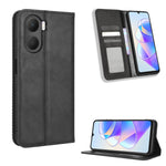 Custodia per telefono in pelle con trama retrò con fibbia magnetica, For Xiaomi Redmi Note 12 5G, For Xiaomi Redmi Note 12 Pro 5G, For Xiaomi Redmi Note 12 Pro+ Global, For Huawei nova 10 SE, For Honor Play 40 Plus, For Nokia X30 5G