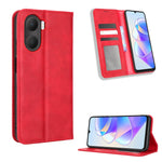 Custodia per telefono in pelle con trama retrò con fibbia magnetica, For Xiaomi Redmi Note 12 5G, For Xiaomi Redmi Note 12 Pro 5G, For Xiaomi Redmi Note 12 Pro+ Global, For Huawei nova 10 SE, For Honor Play 40 Plus, For Nokia X30 5G