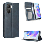 Custodia per telefono in pelle con trama retrò con fibbia magnetica, For Xiaomi Redmi Note 12 5G, For Xiaomi Redmi Note 12 Pro 5G, For Xiaomi Redmi Note 12 Pro+ Global, For Huawei nova 10 SE, For Honor Play 40 Plus, For Nokia X30 5G