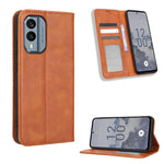 Custodia per telefono in pelle con trama retrò con fibbia magnetica, For Xiaomi Redmi Note 12 5G, For Xiaomi Redmi Note 12 Pro 5G, For Xiaomi Redmi Note 12 Pro+ Global, For Huawei nova 10 SE, For Honor Play 40 Plus, For Nokia X30 5G
