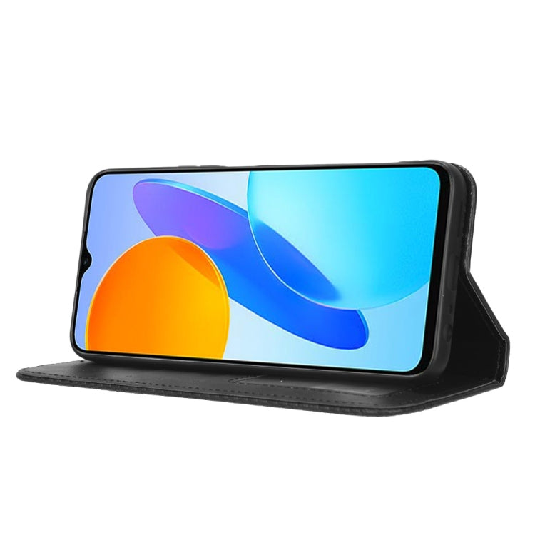 Custodia per telefono in pelle con trama retrò con fibbia magnetica, For Honor Play 6C / X8 5G / X6 4G, For Honor X20 SE / Huawei nova 10z, For Xiaomi 12T Pro, For Xiaomi Civi 2 5G / 12 Lite NE, For Umidigi G1
