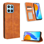 Custodia per telefono in pelle con trama retrò con fibbia magnetica, For Honor Play 6C / X8 5G / X6 4G, For Honor X20 SE / Huawei nova 10z, For Xiaomi 12T Pro, For Xiaomi Civi 2 5G / 12 Lite NE, For Umidigi G1