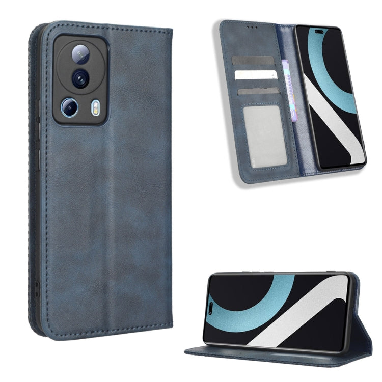 Custodia per telefono in pelle con trama retrò con fibbia magnetica, For Honor Play 6C / X8 5G / X6 4G, For Honor X20 SE / Huawei nova 10z, For Xiaomi 12T Pro, For Xiaomi Civi 2 5G / 12 Lite NE, For Umidigi G1
