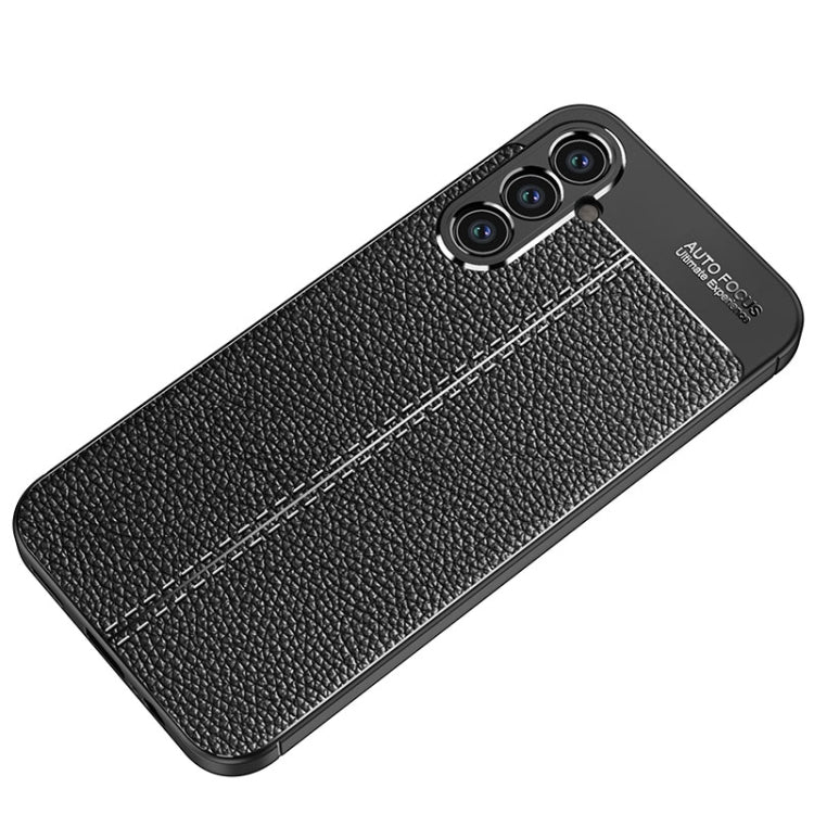 Custodia per telefono in TPU antiurto con texture Litchi, For OPPO A1 Pro, For Samsung Galaxy A34