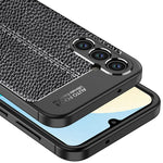 Custodia per telefono in TPU antiurto con texture Litchi, For OPPO A1 Pro, For Samsung Galaxy A34