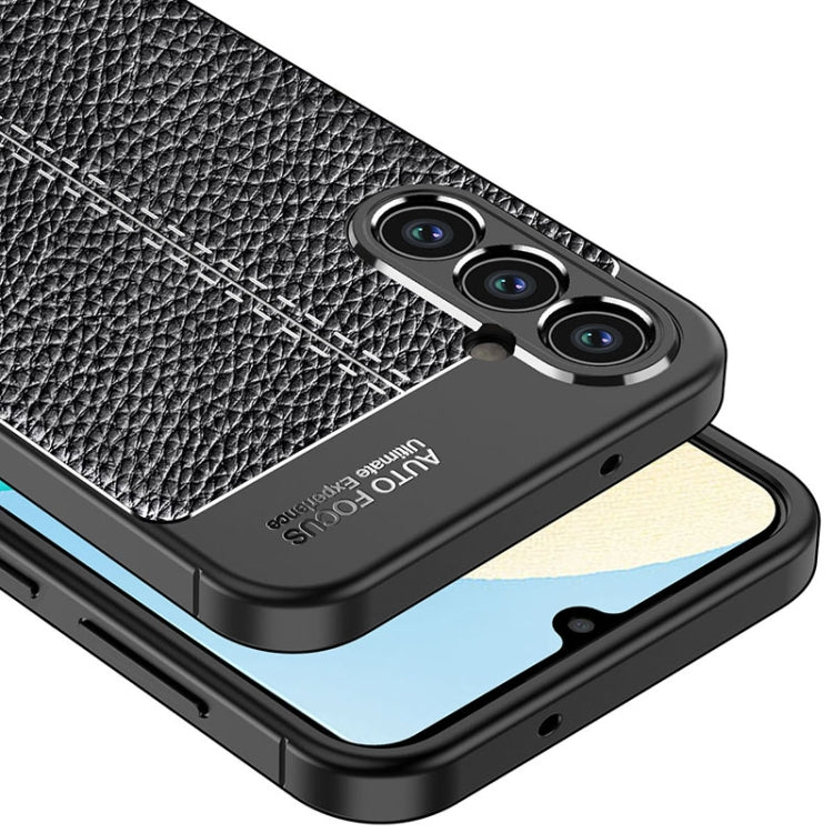 Custodia per telefono in TPU antiurto con texture Litchi, For OPPO A1 Pro, For Samsung Galaxy A34