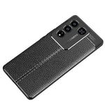 Custodia per telefono in TPU antiurto con texture Litchi, For vivo S16, For vivo S16 Pro
