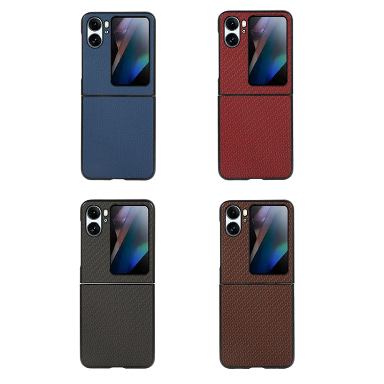 Custodia per telefono antiurto in fibra di carbonio, For OPPO Find N2, For OPPO Find N2 Flip