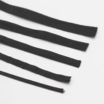 Abbigliamento in corda elastica Nastro elastico Trim Tessuto per cucire Accessori per abbigliamento fai-da-te, 3mm 180 Yards, 5mm 170 Yards, 6mm 130 Yards, 8mm 82 Yards, 9mm 82 Yards, 12mm 82 Yards, 15mm 82 Yards