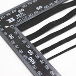 Abbigliamento in corda elastica Nastro elastico Trim Tessuto per cucire Accessori per abbigliamento fai-da-te, 3mm 180 Yards, 5mm 170 Yards, 6mm 130 Yards, 8mm 82 Yards, 9mm 82 Yards, 12mm 82 Yards, 15mm 82 Yards