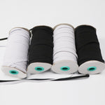 Abbigliamento in corda elastica Nastro elastico Trim Tessuto per cucire Accessori per abbigliamento fai-da-te, 3mm 180 Yards, 5mm 170 Yards, 6mm 130 Yards, 8mm 82 Yards, 9mm 82 Yards, 12mm 82 Yards, 15mm 82 Yards