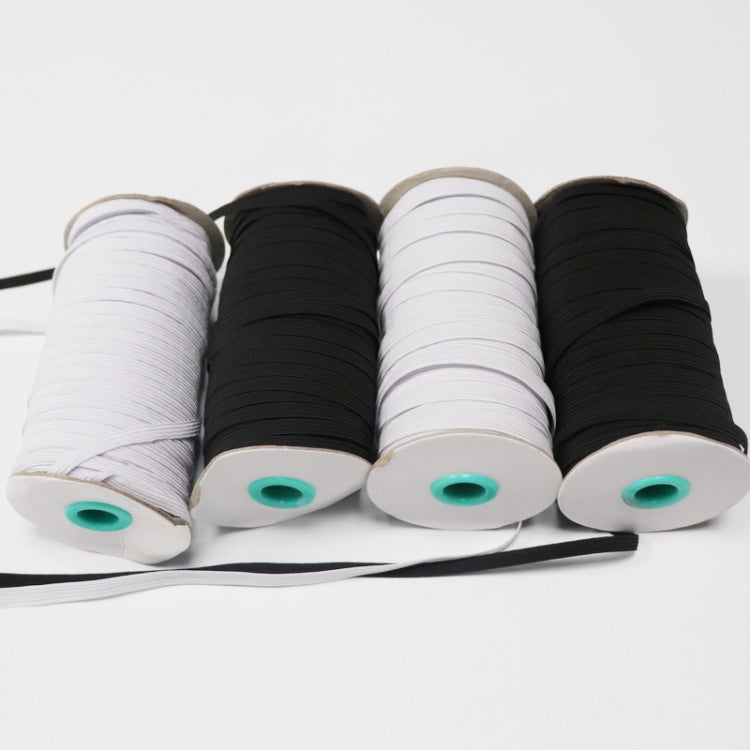 Abbigliamento in corda elastica Nastro elastico Trim Tessuto per cucire Accessori per abbigliamento fai-da-te, 3mm 180 Yards, 5mm 170 Yards, 6mm 130 Yards, 8mm 82 Yards, 9mm 82 Yards, 12mm 82 Yards, 15mm 82 Yards